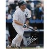 Image 1 : Kevin Youkilis New York Yankees Pinstripe Jersey Batting Close-Up Signed 8X10 Photo (MLB Auth)