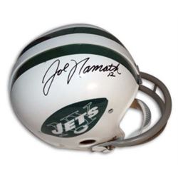 Joe Namath Signed New York Jets RK Riddell Authentic Throwback Helmet