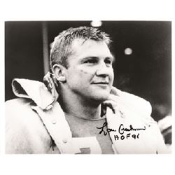 Lou Creekmur Signed Detroit Lions 8X10 Photo HOF96