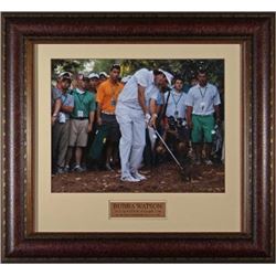 Bubba Watson Unsigned 11X14 Photo 2012 Masters Leather Framed