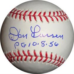 Don Larsen Signed Official Major League Baseball PG 10-8-56- JSA Hologram