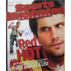Matt Leinart Signed USC Trojans SI Cover 16X20 Photo From October 13, 2005- Leinart Hologram
