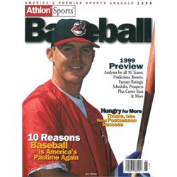 Jim Thome Unsigned Cleveland Indians Athlon Sports 1999 MLB Baseball Preview Magazine