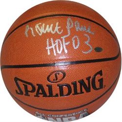 Robert Parish Signed Indoor/Outdoor New Logo Basketball HOF 03  (Boston Celtics)