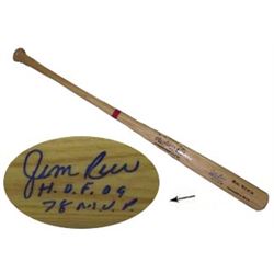 Jim Rice Signed Rawlings Big Stick Black Bat W/ Dual HOF 09 & 78 NL MVP (Boston Red Sox)