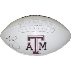 Martellus Bennett Signed Texas A&M Aggies Logo Football