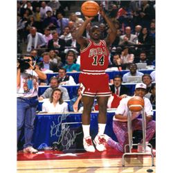 Craig Hodges Signed Chicago Bulls 16X20 Photo God Bless (3X 3 Point Shooting Contest Winner)
