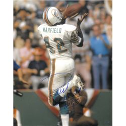Paul Warfield Signed Miami Dolphins 16X20 Photo HOF 83 (Over The Shoulder Catch)