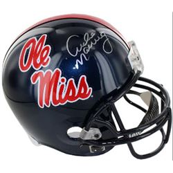 Archie Manning Signed Ole Miss Rebels Full Size Replica Helmet- Steiner Hologram