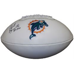 Nick Buoniconti Signed Miami Dolphins TB Logo Football HOF 01