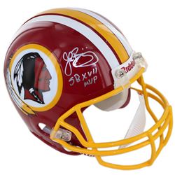 John Riggins Signed Washington Redskins 1982 TB Full Size Replica Helmet SB XVII MVP (Silver Sig)- S