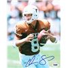 Image 1 : Chris Simms Signed Texas Longhorns 8X10 Photo- PSA Hologram (Orange Jersey Passing)