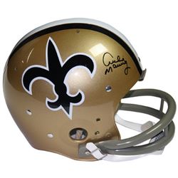 Archie Manning Signed New Orleans Saints Riddell TK Full Size 2-Bar TB Helmet- Steiner Hologram