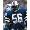 Image 1 : Darryl Talley Signed Buffalo Bills 8X10 Photo (Blue Jersey)