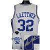 Image 1 : Christian Laettner Signed Duke Blue Devils White Custom Jersey XL- JSA Hologram
