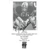 Image 1 : Ray Nitschke Signed Green Bay Packers 5X8 Promo B&W Photo (Macy's Salutes)