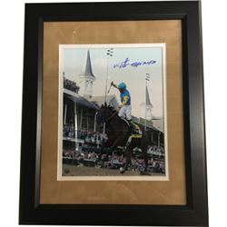 Victor Espinoza Signed 8X10 Photo Custom Framed 2015 Kentucky Derby Horse Racing Triple Crown- Stein