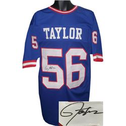 Lawrence Taylor Signed New York Giants Blue Prostyle Jersey- JSA Hologram