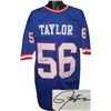 Image 1 : Lawrence Taylor Signed New York Giants Blue Prostyle Jersey- JSA Hologram