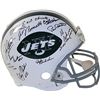 Image 1 : Emerson Boozer Signed New York Jets 1969 Team Full Size TB Proline Helmet With 24 Signatures (SB III