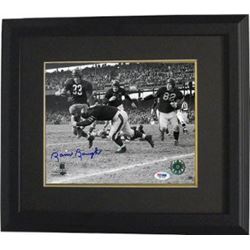 Sammy Baugh Signed Washington Redskins 8X10 Photo Custom Framed (Deceased)- PSA Hologram