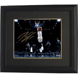Karl-Anthony Towns Signed Minnesota Timberwolves 8X10 Photo Custom Framed- Steiner Hologram (Dunk Vs