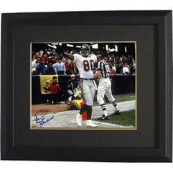 Andre Rison Signed Atlanta Falcons 16X20 Photo Custom Framed Bad Moon (TD Celebration)