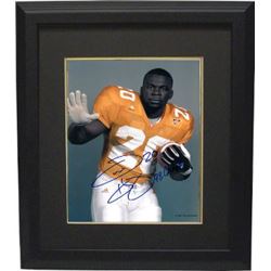 Travis Henry Signed Tennessee Vols 8X10 Photo Custom Framed 98 Champs