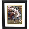 Image 1 : Earl Campbell Signed Houston Oilers 8X10 Photo Custom Framed (White Jersey)- Tri-Star Hologram