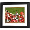 Image 1 : Tom Osborne Signed Nebraska Cornhuskers 16X20 Photo Custom Framed Gatorade (3X National Champ-Black 