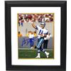 Image 1 : Danny White Signed Dallas Cowboys 8X10 Photo Custom Framed (White Jersey Passing)