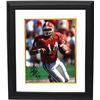 Image 1 : David Greene Signed Georgia Bulldogs 8X10 Photo Custom Framed #14 (Red Jersey)
