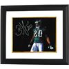 Image 1 : Brian Dawkins Signed Philadelphia Eagles 8X10 Photo Custom Framed #20 (Horizontal-Green Jersey-W/Vis