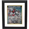 Image 1 : Philadelphia Eagles Aerial Assault Signed 16X20 Photo Custom Framed W/ 3 Signatures W/ 3 Inscription