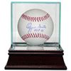 Image 1 : Ozzie Smith Signed Official Major League Baseball HOF 02 W/ Glass Case