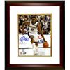 Image 1 : Rudy Gay Signed Connecticut Huskies 8X10 Photo Custom Framed (Dribbling)
