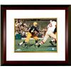 Image 1 : Paul Hornung Signed Green Bay Packers 8X10 Photo Custom Framed (Horizontal Run)