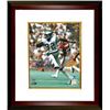 Image 1 : Mike Quick Signed Philadelphia Eagles 8X10 Photo Custom Framed (White Jersey)