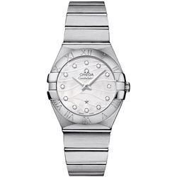 Omega  Constellation Brushed Quartz 27Mm  Women Watch