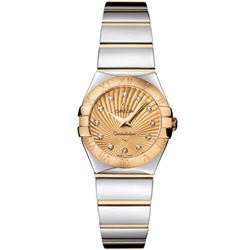 Omega  Constellation Polished Quartz 24Mm  Women Watch