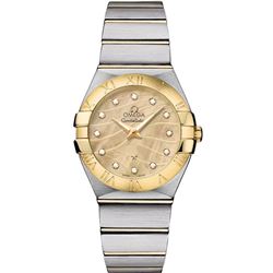 Omega  Constellation Brushed Quartz 27Mm  Women Watch