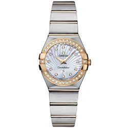 Omega  Constellation Brushed Quartz 24Mm  Women Watch