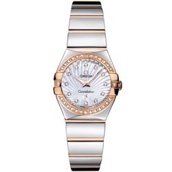 Omega  Constellation Polished Quartz 24Mm  Women Watch