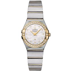 Omega  Constellation Brushed Quartz 24Mm  Women Watch