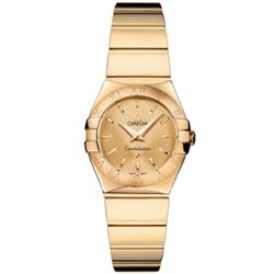 Omega  Constellation Polished Quartz 24Mm  Women Watch