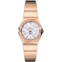 Omega  Constellation Polished Quartz 24Mm  Women Watch