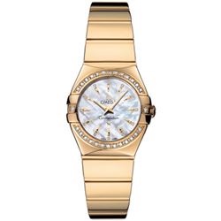 Omega  Constellation Polished Quartz 24Mm  Women Watch