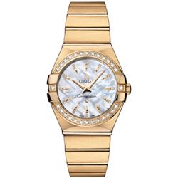 Omega  Constellation Brushed Quartz 27Mm  Women Watch