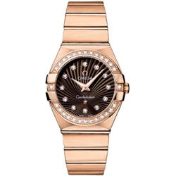 Omega  Constellation Brushed Quartz 27Mm  Women Watch