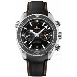 Omega  Seamaster Planet Ocean Chronograph 45.5Mm On Rubber Strap  Men Watch